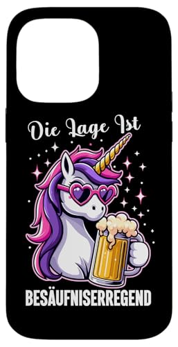 Die Lage ist besäufniserregend Einhorn Trinkerliebhaber Hülle für iPhone 14 Pro Max Die Lage ist besäufniserregend Einhorn Trinkerliebhaber Hülle für iPhone 14 Pro Max von Lustige Trinker Sprüche Sarkastische Zitate Humor