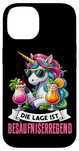 Die Lage ist besäufniserregend Einhorn Trinkerliebhaber Hülle für iPhone 14 Die Lage ist besäufniserregend Einhorn Trinkerliebhaber Hülle für iPhone 14 von Lustige Trinker Sprüche Sarkastische Zitate Humor