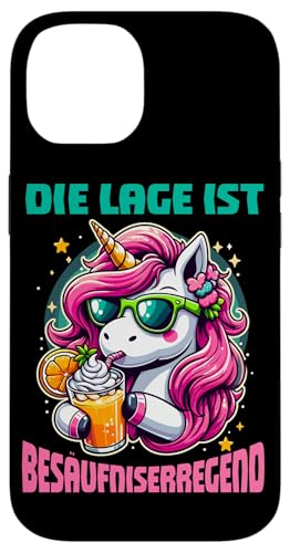 Die Lage ist besäufniserregend Einhorn Trinkerliebhaber Hülle für iPhone 14 Die Lage ist besäufniserregend Einhorn Trinkerliebhaber Hülle für iPhone 14 von Lustige Trinker Sprüche Sarkastische Zitate Humor
