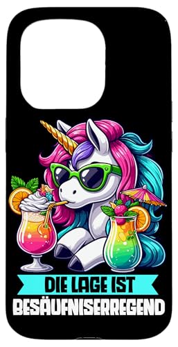 Die Lage ist besäufniserregend Einhorn Trinkerliebhaber Hülle für iPhone 15 Pro Die Lage ist besäufniserregend Einhorn Trinkerliebhaber Hülle für iPhone 15 Pro von Lustige Trinker Sprüche Sarkastische Zitate Humor