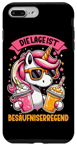Die Lage ist besäufniserregend Einhorn Trinkerliebhaber Hülle für iPhone 7 Plus/8 Plus Die Lage ist besäufniserregend Einhorn Trinkerliebhaber Hülle für iPhone 7 Plus/8 Plus von Lustige Trinker Sprüche Sarkastische Zitate Humor