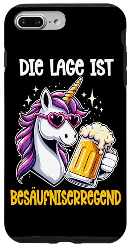 Die Lage ist besäufniserregend Einhorn Trinkerliebhaber Hülle für iPhone 7 Plus/8 Plus Die Lage ist besäufniserregend Einhorn Trinkerliebhaber Hülle für iPhone 7 Plus/8 Plus von Lustige Trinker Sprüche Sarkastische Zitate Humor
