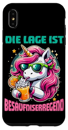 Die Lage ist besäufniserregend Einhorn Trinkerliebhaber Hülle für iPhone XS Max Die Lage ist besäufniserregend Einhorn Trinkerliebhaber Hülle für iPhone XS Max von Lustige Trinker Sprüche Sarkastische Zitate Humor