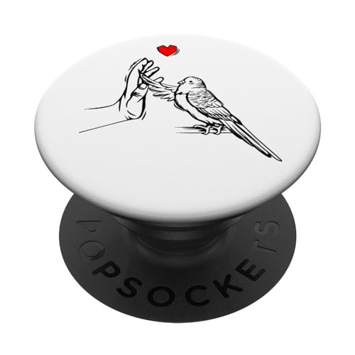 Wellensittich Liebe Sittich Herz Vogel Geschenk PopSockets Klebender PopGrip Wellensittich Liebe Sittich Herz Vogel Geschenk PopSockets Klebender PopGrip von Lustige Vogel Liebhaber Geschenkideen