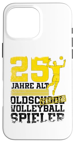 25. Geburtstag 25 Jahre Alt Volleyball Spieler Geburtstag Hülle für iPhone 16 Pro Max 25. Geburtstag 25 Jahre Alt Volleyball Spieler Geburtstag Hülle für iPhone 16 Pro Max von Lustige Volleyball Spieler Geburtstagsdesigns