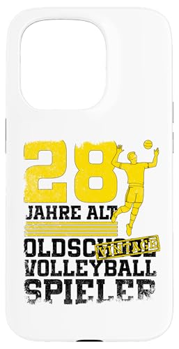 28. Geburtstag 28 Jahre Alt Volleyball Spieler Geburtstag Hülle für iPhone 15 Pro 28. Geburtstag 28 Jahre Alt Volleyball Spieler Geburtstag Hülle für iPhone 15 Pro von Lustige Volleyball Spieler Geburtstagsdesigns