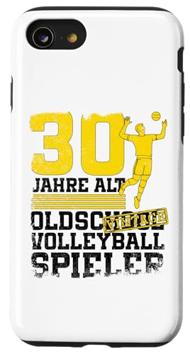 30. Geburtstag 30 Jahre Alt Volleyball Spieler Geburtstag Hülle für iPhone SE (2020) / 7 / 8 von Lustige Volleyball Spieler Geburtstagsdesigns