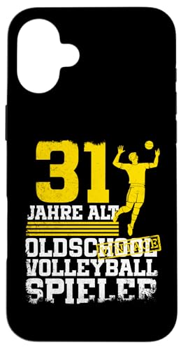 31. Geburtstag 31 Jahre Alt Volleyball Spieler Geburtstag Hülle für iPhone 16 Plus 31. Geburtstag 31 Jahre Alt Volleyball Spieler Geburtstag Hülle für iPhone 16 Plus von Lustige Volleyball Spieler Geburtstagsdesigns