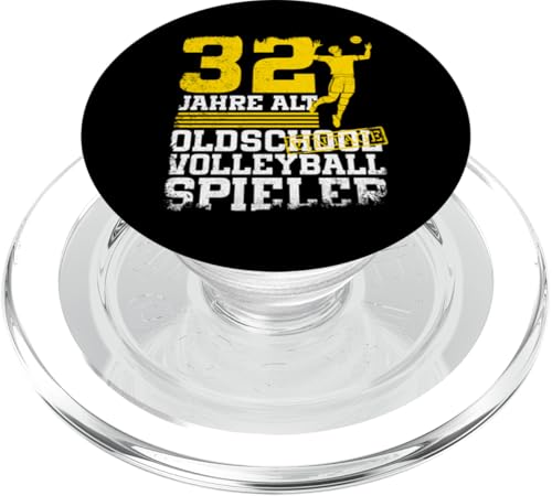 32. Geburtstag 32 Jahre Alt Volleyball Spieler Geburtstag PopSockets PopGrip für MagSafe 32. Geburtstag 32 Jahre Alt Volleyball Spieler Geburtstag PopSockets PopGrip für MagSafe von Lustige Volleyball Spieler Geburtstagsdesigns