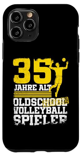 35. Geburtstag 35 Jahre Alt Volleyball Spieler Geburtstag Hülle für iPhone 11 Pro 35. Geburtstag 35 Jahre Alt Volleyball Spieler Geburtstag Hülle für iPhone 11 Pro von Lustige Volleyball Spieler Geburtstagsdesigns