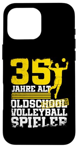35. Geburtstag 35 Jahre Alt Volleyball Spieler Geburtstag Hülle für iPhone 16 Pro Max 35. Geburtstag 35 Jahre Alt Volleyball Spieler Geburtstag Hülle für iPhone 16 Pro Max von Lustige Volleyball Spieler Geburtstagsdesigns