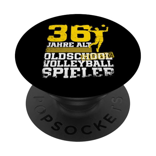 36. Geburtstag 36 Jahre Alt Volleyball Spieler Geburtstag PopSockets Klebender PopGrip 36. Geburtstag 36 Jahre Alt Volleyball Spieler Geburtstag PopSockets Klebender PopGrip von Lustige Volleyball Spieler Geburtstagsdesigns