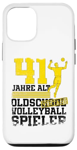 41. Geburtstag 41 Jahre Alt Volleyball Spieler Geburtstag Hülle für iPhone 12/12 Pro 41. Geburtstag 41 Jahre Alt Volleyball Spieler Geburtstag Hülle für iPhone 12/12 Pro von Lustige Volleyball Spieler Geburtstagsdesigns