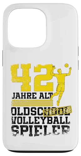 42. Geburtstag 42 Jahre Alt Volleyball Spieler Geburtstag Hülle für iPhone 13 Pro 42. Geburtstag 42 Jahre Alt Volleyball Spieler Geburtstag Hülle für iPhone 13 Pro von Lustige Volleyball Spieler Geburtstagsdesigns