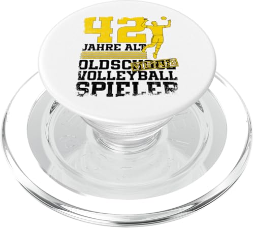 42. Geburtstag 42 Jahre Alt Volleyball Spieler Geburtstag PopSockets PopGrip für MagSafe 42. Geburtstag 42 Jahre Alt Volleyball Spieler Geburtstag PopSockets PopGrip für MagSafe von Lustige Volleyball Spieler Geburtstagsdesigns