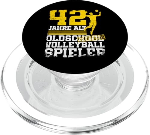 42. Geburtstag 42 Jahre Alt Volleyball Spieler Geburtstag PopSockets PopGrip für MagSafe 42. Geburtstag 42 Jahre Alt Volleyball Spieler Geburtstag PopSockets PopGrip für MagSafe von Lustige Volleyball Spieler Geburtstagsdesigns