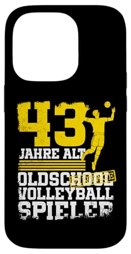43. Geburtstag 43 Jahre Alt Volleyball Spieler Geburtstag Hülle für iPhone 14 Pro 43. Geburtstag 43 Jahre Alt Volleyball Spieler Geburtstag Hülle für iPhone 14 Pro von Lustige Volleyball Spieler Geburtstagsdesigns