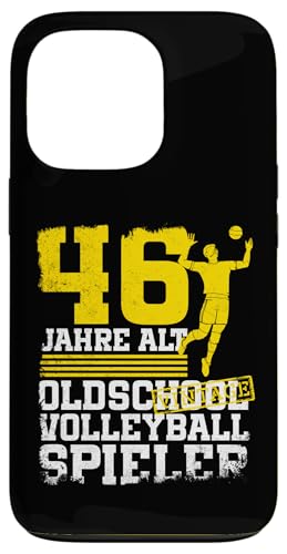 46. Geburtstag 46 Jahre Alt Volleyball Spieler Geburtstag Hülle für iPhone 13 Pro 46. Geburtstag 46 Jahre Alt Volleyball Spieler Geburtstag Hülle für iPhone 13 Pro von Lustige Volleyball Spieler Geburtstagsdesigns
