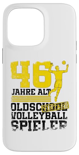46. Geburtstag 46 Jahre Alt Volleyball Spieler Geburtstag Hülle für iPhone 14 Pro Max 46. Geburtstag 46 Jahre Alt Volleyball Spieler Geburtstag Hülle für iPhone 14 Pro Max von Lustige Volleyball Spieler Geburtstagsdesigns