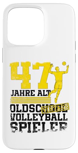 47. Geburtstag 47 Jahre Alt Volleyball Spieler Geburtstag Hülle für iPhone 15 Pro Max 47. Geburtstag 47 Jahre Alt Volleyball Spieler Geburtstag Hülle für iPhone 15 Pro Max von Lustige Volleyball Spieler Geburtstagsdesigns