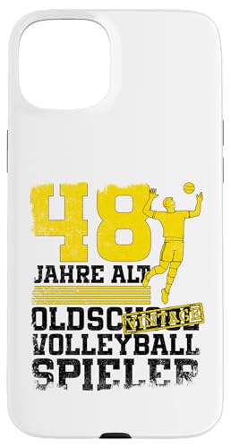 48. Geburtstag 48 Jahre Alt Volleyball Spieler Geburtstag Hülle für iPhone 15 Plus 48. Geburtstag 48 Jahre Alt Volleyball Spieler Geburtstag Hülle für iPhone 15 Plus von Lustige Volleyball Spieler Geburtstagsdesigns