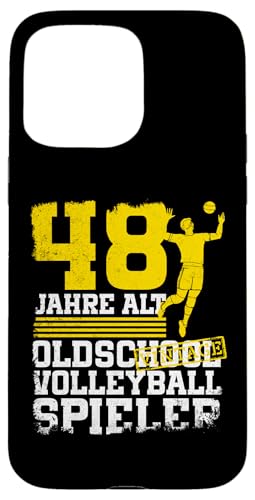 48. Geburtstag 48 Jahre Alt Volleyball Spieler Geburtstag Hülle für iPhone 15 Pro Max 48. Geburtstag 48 Jahre Alt Volleyball Spieler Geburtstag Hülle für iPhone 15 Pro Max von Lustige Volleyball Spieler Geburtstagsdesigns