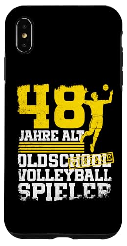 48. Geburtstag 48 Jahre Alt Volleyball Spieler Geburtstag Hülle für iPhone XS Max 48. Geburtstag 48 Jahre Alt Volleyball Spieler Geburtstag Hülle für iPhone XS Max von Lustige Volleyball Spieler Geburtstagsdesigns