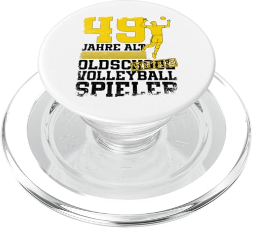 49. Geburtstag 49 Jahre Alt Volleyball Spieler Geburtstag PopSockets PopGrip für MagSafe 49. Geburtstag 49 Jahre Alt Volleyball Spieler Geburtstag PopSockets PopGrip für MagSafe von Lustige Volleyball Spieler Geburtstagsdesigns