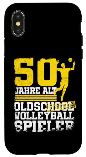 50. Geburtstag 50 Jahre Alt Volleyball Spieler Geburtstag Hülle für iPhone X/XS 50. Geburtstag 50 Jahre Alt Volleyball Spieler Geburtstag Hülle für iPhone X/XS von Lustige Volleyball Spieler Geburtstagsdesigns