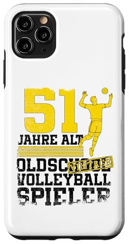 51. Geburtstag 51 Jahre Alt Volleyball Spieler Geburtstag Hülle für iPhone 11 Pro Max 51. Geburtstag 51 Jahre Alt Volleyball Spieler Geburtstag Hülle für iPhone 11 Pro Max von Lustige Volleyball Spieler Geburtstagsdesigns