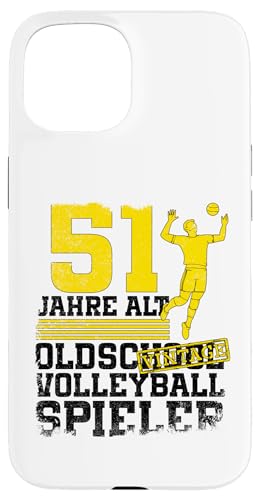 51. Geburtstag 51 Jahre Alt Volleyball Spieler Geburtstag Hülle für iPhone 15 51. Geburtstag 51 Jahre Alt Volleyball Spieler Geburtstag Hülle für iPhone 15 von Lustige Volleyball Spieler Geburtstagsdesigns