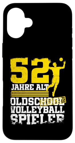 52. Geburtstag 52 Jahre Alt Volleyball Spieler Geburtstag Hülle für iPhone 16 Plus 52. Geburtstag 52 Jahre Alt Volleyball Spieler Geburtstag Hülle für iPhone 16 Plus von Lustige Volleyball Spieler Geburtstagsdesigns