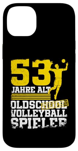 53. Geburtstag 53 Jahre Alt Volleyball Spieler Geburtstag Hülle für iPhone 14 Plus 53. Geburtstag 53 Jahre Alt Volleyball Spieler Geburtstag Hülle für iPhone 14 Plus von Lustige Volleyball Spieler Geburtstagsdesigns