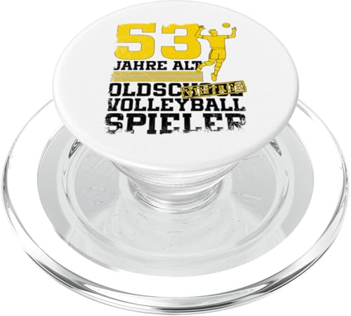 53. Geburtstag 53 Jahre Alt Volleyball Spieler Geburtstag PopSockets PopGrip für MagSafe 53. Geburtstag 53 Jahre Alt Volleyball Spieler Geburtstag PopSockets PopGrip für MagSafe von Lustige Volleyball Spieler Geburtstagsdesigns