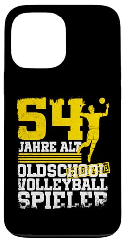 54. Geburtstag 54 Jahre Alt Volleyball Spieler Geburtstag Hülle für iPhone 13 Pro Max von Lustige Volleyball Spieler Geburtstagsdesigns