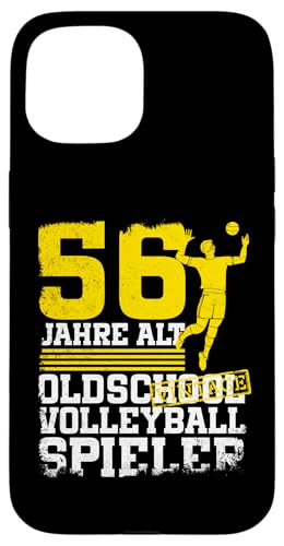 56. Geburtstag 56 Jahre Alt Volleyball Spieler Geburtstag Hülle für iPhone 15 56. Geburtstag 56 Jahre Alt Volleyball Spieler Geburtstag Hülle für iPhone 15 von Lustige Volleyball Spieler Geburtstagsdesigns