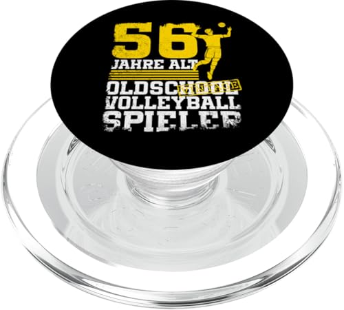56. Geburtstag 56 Jahre Alt Volleyball Spieler Geburtstag PopSockets PopGrip für MagSafe 56. Geburtstag 56 Jahre Alt Volleyball Spieler Geburtstag PopSockets PopGrip für MagSafe von Lustige Volleyball Spieler Geburtstagsdesigns