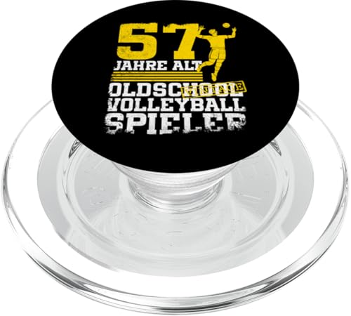 57. Geburtstag 57 Jahre Alt Volleyball Spieler Geburtstag PopSockets PopGrip für MagSafe 57. Geburtstag 57 Jahre Alt Volleyball Spieler Geburtstag PopSockets PopGrip für MagSafe von Lustige Volleyball Spieler Geburtstagsdesigns