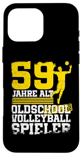 59. Geburtstag 59 Jahre Alt Volleyball Spieler Geburtstag Hülle für iPhone 16 Pro Max 59. Geburtstag 59 Jahre Alt Volleyball Spieler Geburtstag Hülle für iPhone 16 Pro Max von Lustige Volleyball Spieler Geburtstagsdesigns