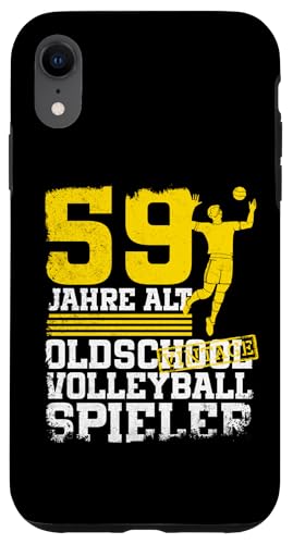 59. Geburtstag 59 Jahre Alt Volleyball Spieler Geburtstag Hülle für iPhone XR 59. Geburtstag 59 Jahre Alt Volleyball Spieler Geburtstag Hülle für iPhone XR von Lustige Volleyball Spieler Geburtstagsdesigns