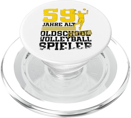59. Geburtstag 59 Jahre Alt Volleyball Spieler Geburtstag PopSockets PopGrip für MagSafe 59. Geburtstag 59 Jahre Alt Volleyball Spieler Geburtstag PopSockets PopGrip für MagSafe von Lustige Volleyball Spieler Geburtstagsdesigns