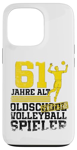 61. Geburtstag 61 Jahre Alt Volleyball Spieler Geburtstag Hülle für iPhone 13 Pro von Lustige Volleyball Spieler Geburtstagsdesigns