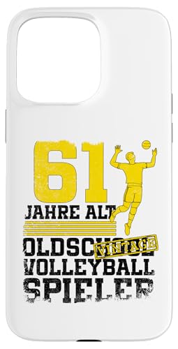 61. Geburtstag 61 Jahre Alt Volleyball Spieler Geburtstag Hülle für iPhone 15 Pro Max 61. Geburtstag 61 Jahre Alt Volleyball Spieler Geburtstag Hülle für iPhone 15 Pro Max von Lustige Volleyball Spieler Geburtstagsdesigns