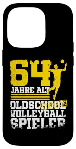 64. Geburtstag 64 Jahre Alt Volleyball Spieler Geburtstag Hülle für iPhone 14 Pro 64. Geburtstag 64 Jahre Alt Volleyball Spieler Geburtstag Hülle für iPhone 14 Pro von Lustige Volleyball Spieler Geburtstagsdesigns