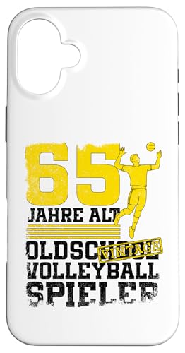 65. Geburtstag 65 Jahre Alt Volleyball Spieler Geburtstag Hülle für iPhone 16 Plus 65. Geburtstag 65 Jahre Alt Volleyball Spieler Geburtstag Hülle für iPhone 16 Plus von Lustige Volleyball Spieler Geburtstagsdesigns