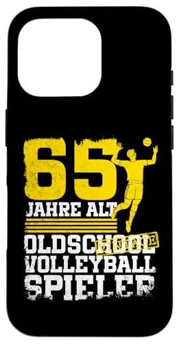 65. Geburtstag 65 Jahre Alt Volleyball Spieler Geburtstag Hülle für iPhone 16 Pro 65. Geburtstag 65 Jahre Alt Volleyball Spieler Geburtstag Hülle für iPhone 16 Pro von Lustige Volleyball Spieler Geburtstagsdesigns