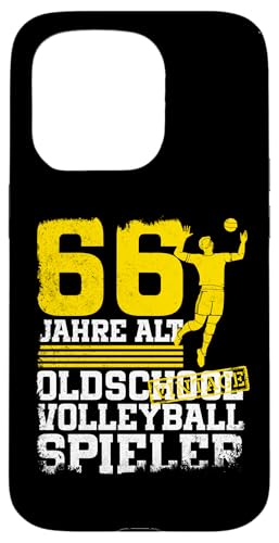 66. Geburtstag 66 Jahre Alt Volleyball Spieler Geburtstag Hülle für iPhone 15 Pro 66. Geburtstag 66 Jahre Alt Volleyball Spieler Geburtstag Hülle für iPhone 15 Pro von Lustige Volleyball Spieler Geburtstagsdesigns