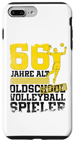 66. Geburtstag 66 Jahre Alt Volleyball Spieler Geburtstag Hülle für iPhone 7 Plus/8 Plus von Lustige Volleyball Spieler Geburtstagsdesigns