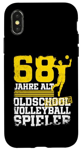 68. Geburtstag 68 Jahre Alt Volleyball Spieler Geburtstag Hülle für iPhone X/XS 68. Geburtstag 68 Jahre Alt Volleyball Spieler Geburtstag Hülle für iPhone X/XS von Lustige Volleyball Spieler Geburtstagsdesigns