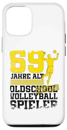 69. Geburtstag 69 Jahre Alt Volleyball Spieler Geburtstag Hülle für iPhone 12/12 Pro 69. Geburtstag 69 Jahre Alt Volleyball Spieler Geburtstag Hülle für iPhone 12/12 Pro von Lustige Volleyball Spieler Geburtstagsdesigns